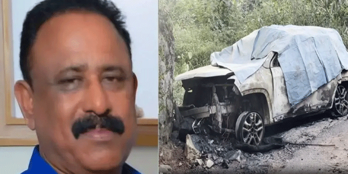 കോഴിക്കോട് കാർ കത്തി വ്യാപാരി മരിച്ച സംഭവം; ദുരൂഹത വർധിപ്പിച്ച് സിസിടിവി ദൃശ്യങ്ങൾ പുറത്ത്; സമീപത്തുനിന്ന് അഞ്ച് ലിറ്ററിന്റെ പെട്രോൾ കന്നാസും കണ്ടെത്തി