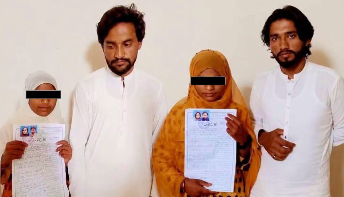 “ഞങ്ങള്ക്ക് വീട്ടില് പോകണം, മാതാപിതാക്കള്ക്കൊപ്പം വിട്ടയക്കൂ……..”, പ്രായപൂര്ത്തിയാകാത്ത ഹിന്ദു പെണ്കുട്ടികളെ തട്ടിക്കൊണ്ടുപോയി മതംമാറ്റി വിവാഹം കഴിച്ചു, വിട്ടയക്കാന് പാക് കോടതിയില് പൊട്ടിക്കരഞ്ഞ് സഹോദരിമാര്, നിരസിച്ച് കോടതി, 10 ദിവസത്തിനിടെ മതംമാറ്റിയത് ആറ് ഹിന്ദു പെണ്കുട്ടികളെ