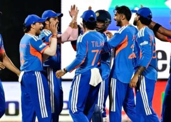 ഒറ്റ ഓവറിൽ ഭേഷാ അടി മേടിച്ച് ദുബെ… വിട്ടുകൊടുത്തത് 21 റൺസ്!! 43/5 എന്ന നിലയിൽ നിന്ന് കുതിച്ചുകയറ്റം, ഇന്ത്യയ്ക്ക് മുന്നിൽ 157 റൺസ് വിജയലക്ഷ്യം