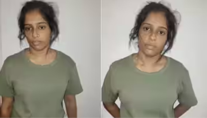 എംഡിഎംഎ കേസ് പ്രതി കീർത്തനയ്ക്ക് കുത്തി വീഴ്ത്തി ഭര്‍ത്താവ്, സംഭവം പൊലീസ് സ്റ്റേഷന്‍ വളപ്പില്‍, കുത്തിയത് അഞ്ച് തവണ