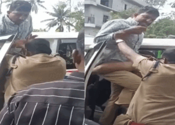 വാഹന പരിശോധനക്കെത്തിയ പോലീസ്കാർക്ക് നേരെ  കെഎസ്ഇബി ലൈൻമാന്റെ പ്രകടനം; മദ്യലഹരിയിൽ വാക്കേറ്റവും ആക്രമണ ശ്രമവും; വണ്ടി നിർത്താൻ കൂട്ടാക്കിയില്ല; ബലപ്രയോഗത്തിലൂടെ കസ്റ്റഡിയിലെടുത്തു