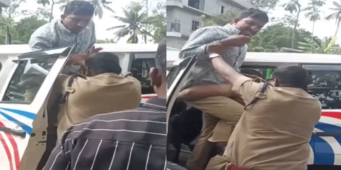 വാഹന പരിശോധനക്കെത്തിയ പോലീസ്കാർക്ക് നേരെ കെഎസ്ഇബി ലൈൻമാന്റെ പ്രകടനം; മദ്യലഹരിയിൽ വാക്കേറ്റവും ആക്രമണ ശ്രമവും; വണ്ടി നിർത്താൻ കൂട്ടാക്കിയില്ല; ബലപ്രയോഗത്തിലൂടെ കസ്റ്റഡിയിലെടുത്തു