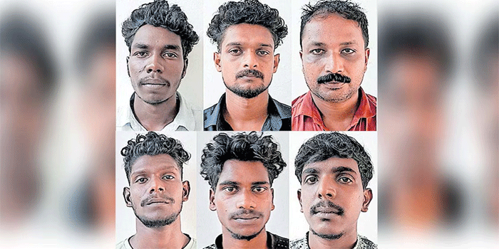 മണിമലയിൽ യുവാവിനെ തലകീഴായി നിലത്തടിച്ച് കൊലപ്പെടുത്തി; തലയോട്ടി തകർന്ന് അസ്ഥി ഉള്ളിലേക്ക് കയറി; ‘അമ്മയെ ആക്രമിച്ചു’ എന്നാരോപിച്ച് ആക്രമണം, സിപിഎം പഞ്ചായത്ത് അംഗം ഉൾപ്പെടെ 6 പേർ അറസ്റ്റിൽ
