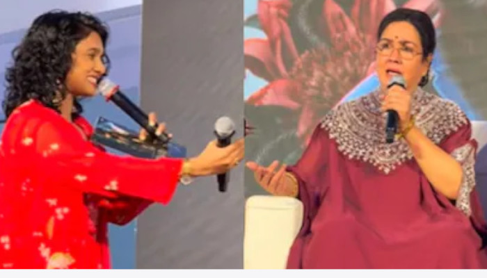 ആ കുട്ടിയുടെ കോൺഫിഡൻസ് തകർക്കുന്ന പരിപാടിയല്ലേ?? സ്കോട്ടിഷ് ഇംഗ്ലീഷ് ഒന്നുമല്ലല്ലോ സംസാരിച്ചത്, നിങ്ങൾക്ക് വലുതാകാൻ വേണ്ടി ഒരാളെ ചെറുതാക്കി കാണിക്കുന്നത്  മോശം പ്രവൃത്തിയാണ്, വേദിയില്‍ വച്ച് അങ്ങനെ പറഞ്ഞത് ഇന്‍സള്‍ട്ട് തന്നെയാണ്, നടി ഉര്‍വശിക്കെതിരെ രൂക്ഷ വിമര്‍ശനം
