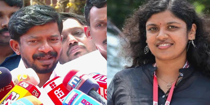 ‘പോസ്റ്റിട്ടത് യൂത്ത് കോൺഗ്രസ് പ്രസിഡന്റായി, ഡിലീറ്റ് ചെയ്തത് മന്ത്രിയായി’; അമിത് ഷായ്ക്കെതിരായ കരിങ്കൊടി പ്രതിഷേധത്തിൽ ഒ.ജെ. ജനീഷിനെ പരിഹാസിച്ച് ചിന്ത ജെറോം , പിന്നാലെ തിരുവനന്തപുരത്ത് സംഘർഷം