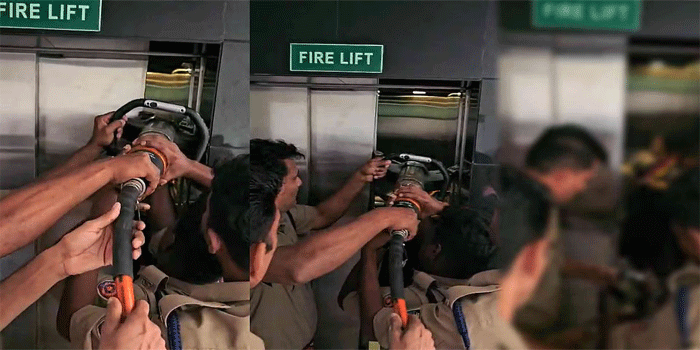 17-ാം നിലയിൽ നിന്ന് ഇറങ്ങുന്നതിനിടെ ലിഫ്റ്റിൽ കുടുങ്ങി വനിതാ ഡോക്ടർ; 45 മിനിറ്റിന് ശേഷം അഗ്നിരക്ഷാസേന രക്ഷപ്പെടുത്തി