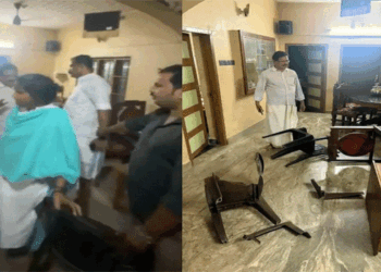 ‘എന്റെ കൈ വിടടാ, നീയാരാടാ‘; ചിറയിൻകീഴിൽ രമ്യ ഹരിദാസും  കോൺഗ്രസ് നേതാക്കളും തമ്മിൽ വാക്കേറ്റം, കയ്യാങ്കളി; പരിക്കേറ്റ  എംഎൽഎ ആശുപത്രിയിൽ ചികിത്സ തേടി