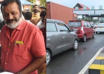 പാലിയേക്കര ടോൾ പ്ലാസയിൽ ഇരുവശങ്ങളിലും രണ്ട് കിലോമീറ്ററോളം ബ്ലോക്കിൽ കുരുങ്ങിയ വാഹനങ്ങളുടെ നീണ്ടനിര, അതിനിടെ സുരേഷ് ഗോപിയുടെ ‘മാസ് എൻട്രി’; ഉടൻ വന്നു പരിഹാരം, ടോൾബൂത്തുകൾ തുറന്നു നല്കി കേന്ദ്രസഹമന്ത്രി