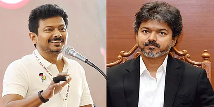 “ബീച്ച് കണ്ടാലേ അദ്ദേഹത്തിന് മൂഡ് വരൂ. ശ്ശേ… ആ മൂഡല്ല, ഇത് ജോലി ചെയ്യാനുള്ള മൂഡ്”; വിജയ്ക്കെതിരെ ഉദയനിധിയുടെ പരിഹാസ പരാമർശം വിവാദത്തിൽ;  ‘ഉദയനിധിയല്ല, അശ്ലീലനിധി’യെന്ന് ടിവികെ നേതാക്കളുടെ പ്രതികരണം