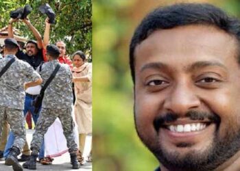 യജമാനന് കീഴിൽ കാവൽ കിടക്കുന്ന നായയെപ്പോലെയാണ് യുവ മോർച്ച, യജമാന സ്നേഹമാകാം, യജമാനൻ നൽകുന്ന എല്ലിൻ കഷണങ്ങൾക്ക് വേണ്ടി ഒരു യുവജന പ്രസ്ഥാനം ഇങ്ങനെ തരംതാണ് പ്രവർത്തിക്കരുത്… അമിത്ഷായെ എന്നല്ല, നിങ്ങളുടെ വിശ്വഗുരു കേരളത്തിൽ വന്നാലും കരിങ്കൊടി കാണിക്കണമെന്ന് വിചാരിച്ചാൽ ഞങ്ങൾ അത് ചെയ്തിരിക്കും- ബിനു ചുള്ളിയിൽ