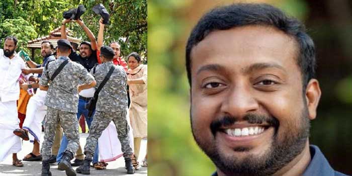 യജമാനന് കീഴിൽ കാവൽ കിടക്കുന്ന നായയെപ്പോലെയാണ് യുവ മോർച്ച, യജമാന സ്നേഹമാകാം, യജമാനൻ നൽകുന്ന എല്ലിൻ കഷണങ്ങൾക്ക് വേണ്ടി ഒരു യുവജന പ്രസ്ഥാനം ഇങ്ങനെ തരംതാണ് പ്രവർത്തിക്കരുത്… അമിത്ഷായെ എന്നല്ല, നിങ്ങളുടെ വിശ്വഗുരു കേരളത്തിൽ വന്നാലും കരിങ്കൊടി കാണിക്കണമെന്ന് വിചാരിച്ചാൽ ഞങ്ങൾ അത് ചെയ്തിരിക്കും- ബിനു ചുള്ളിയിൽ