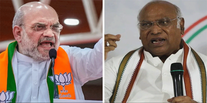 ’ഖാർഗെ രാഷ്ട്രീയ മര്യാദയുടെ അതിരുകൾ ലംഘിച്ചു; പ്രധാനമന്ത്രിയെയും അദ്ദേഹത്തിന്റെ കുടുംബത്തെയും കോൺഗ്രസ് അധിക്ഷേപിക്കുന്നത് ഇതാദ്യമായല്ല;  ജനങ്ങൾ തക്ക തിരിച്ചടി നൽകും’ :അമിത് ഷാ