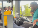 ഒരു കൈയിൽ ഫോണും മറുകൈയിൽ സ്റ്റിയറിങ്ങും ബസിൽ വിദ്യാർഥികളും!  കട്ടപ്പനയിൽ സ്കൂൾ ബസ് അപകടകരമായി ഓടിച്ച് ഡ്രൈവർ; നിയമ ലംഘനത്തിന്റെ ദൃശ്യങ്ങൾ പുറത്ത്