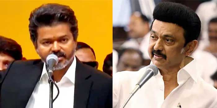 "പിടിക്കപ്പെടാത്ത സ്റ്റാലിൻ സാർ... അധികാരത്തിലിരുന്നപ്പോൾ ഉറങ്ങുകയായിരുന്നോ? നിങ്ങളുടെ മന്ത്രിമാർക്കെതിരെ ഇത്രയധികം അഴിമതിക്കേസുകൾ ഉയർന്നിട്ടും എന്തിനാണ് സാർ ബംഗാൾ പല്ലിയെപ്പോലെ വെറുതെ വായിട്ടലയുന്നത്?'...എംകെ സ്റ്റാലിനെ കടന്നാക്രമിച്ച് ടിവികെ!! ഡിഎംകെ നേതാവ് സ്വകാര്യ സ്കൂൾ മാനേജ്‌മെന്റുകളിൽനിന്ന് 100 കോടി കോഴ വാങ്ങിയ കേസിൽ അറസ്റ്റിൽ