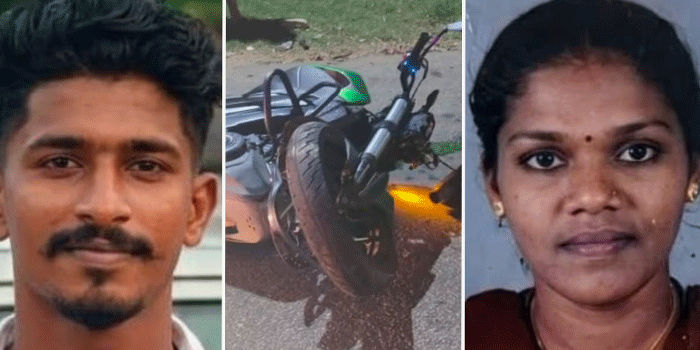 ബൈക്ക് നിയന്ത്രണം വിട്ട് ഇലക്ട്രിക് പോസ്റ്റിലിടിച്ചു; യുവതിക്ക് പിന്നാലെ സുഹൃത്തായ യുവാവും മരിച്ചു