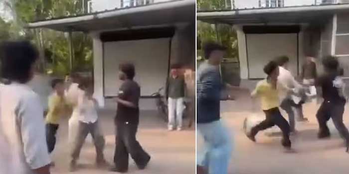 കുറ്റം മറ്റൊരു വിദ്യാർഥി പെൺകുട്ടിക്കൊപ്പം പോയപ്പോൾ തുറിച്ചുനോക്കി!! പ്ലസ് വൺ വിദ്യാർഥിയെ ഏഴംഗ സംഘം മുഖത്തിടിച്ചശേഷം തറയിലിട്ട് ക്രൂരമായി മർദിച്ചു, കൈയ്ക്കു പ്ലസ്റ്ററിട്ട കുട്ടി വീട്ടിലെത്തിയപ്പോൾ പറഞ്ഞത് സൈക്കിളിൽ നിന്ന് വീണെന്ന്, മർദന ദൃശ്യങ്ങൾ സമൂഹമാധ്യമങ്ങളിൽ പ്രചരിപ്പിച്ചതോടെ വീട്ടുകാർ പോലീസിൽ പരാതി നൽകി