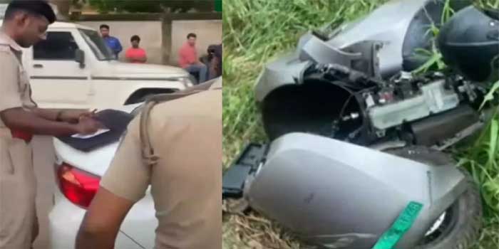 കാറിൽ എംഡിഎംഎയുമായി വരുന്നതിനിടെ നിയന്ത്രണം വിട്ട് സ്കൂട്ടറിലും മറ്റു രണ്ടു കാറുകളിമിടിച്ച് അപകടം, പരുക്കേറ്റ ബൈക്ക് യാത്രികനെ ആംബുലൻസിൽ കയറ്റുന്നതിനെ അതിൽ കയറി ഡ്രൈവർ നൈസായി മുങ്ങി
