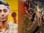 കാർ നിയന്ത്രണം വിട്ട് റോഡരികിൽ കൂട്ടിയിട്ടിരുന്ന വലിയ പൈപ്പുകളിലേക്ക് ഇടിച്ചുകയറി, യുവാവിന് ദാരുണാന്ത്യം, കൂടെയുണ്ടായിരുന്ന രണ്ടുപേർക്ക് പരുക്ക്