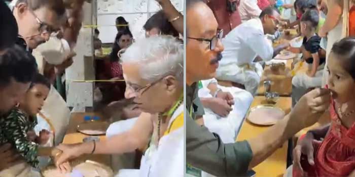 ചിലർ അമ്മയെ വിളിച്ച് കരച്ചിൽ, മറ്റു ചിലരാകട്ടെ കൊന്നാലും വായ തുറക്കൂലെന്ന ദൃഢനിശ്ചയത്തിൽ...അക്ഷര ദേവതയെ മനസിൽ ധ്യാനിച്ച് നാവിൽ‍ ഹരിശ്രീ കുറിച്ച് അരിയിൽ ആദ്യാക്ഷരമെഴുതി കുരുന്നുകൾ അറിവിന്റെ ലോകത്തേക്ക്... കൊല്ലൂർ മൂകാംബിക ക്ഷേത്രത്തിലടക്കം വൻ തിരക്ക്