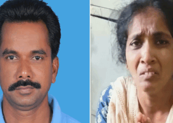 ’കുഴഞ്ഞുവീണു’ എന്ന് വരുത്തിത്തീർക്കാൻ ശ്രമം; ഭർത്താവിനെ ബെൽറ്റ് മുറുക്കി കൊലപ്പെടുത്തിയ ഭാര്യ അറസ്റ്റിൽ