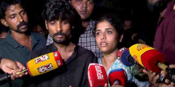 "ഞങ്ങൾക്ക് ഒറ്റ തന്തയേ ഉള്ളൂ, അദ്ദേഹത്തെയാണ് കൊന്നുകളഞ്ഞത്!! ഞാനും എന്റെ അച്ഛനും ഒരുനാൾ ഇവിടെ പരാതി കൊടുക്കാൻ വന്നപ്പോൾ അച്ഛന്റെ അച്ഛനെ വിളിച്ച ടീംസ് ആണ്, എന്റെ അച്ഛന്റെ ചിതപോലും കത്തി തീർന്നിട്ടില്ല... എന്നിട്ടാണ് ഇവിടെ വന്ന് സംസാരിക്കുന്നത്, നീതിക്കായി ഏതറ്റം വരെയും പോകും- ജയബാലകൃഷ്ണന്റെ  മക്കൾ