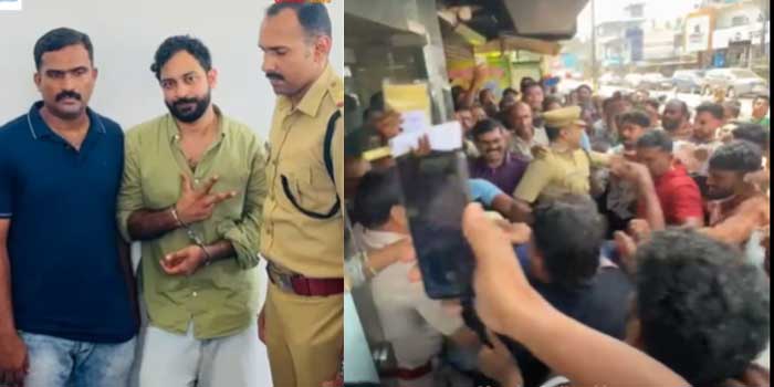 'ഓനെ ഇങ്ങോട്ടു വിട് സാറേ. ഞങ്ങൾ നോക്കിക്കോളാം'... കണ്ണൂരിൽ കട കേന്ദ്രീകരിച്ച് ഒരു കോടി രൂപയുടെ ലഹരിമരുന്നുവേട്ട, എംഡിഎംഎ സൂക്ഷിച്ചത് കാറിലും കടയിലുമായി, പ്രതിയെ കൈകാര്യം ചെയ്ത് നാട്ടുകാർ!! പോലീസ് സ്റ്റേഷനിൽ ഫോട്ടോയ്ക്ക് മുന്നിൽ മൂന്ന് വിരലുകൾ ഉയർത്തിക്കാട്ടി പ്രതിയുടെ പരിഹാസം