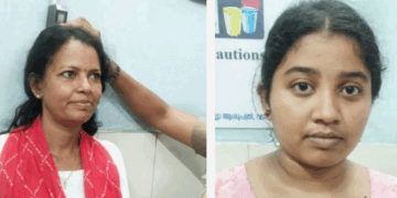അയൽവാസിയെ അസഭ്യം പറഞ്ഞ കേസിൽ സ്റ്റേഷനിൽ വിളിച്ചുവരുത്തി; ഓഫീസർക്ക് നേരെ തെറിയും ഭീഷണിയും; വനിതാ പോലീസിന് പരിക്ക്; ഹണി ട്രാപ്പ് കേസുകളിലെ പ്രതികളായ അമ്മയും മകളും അറസ്റ്റിൽ