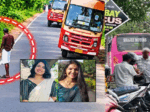 പാമ്പാടി അപകടം: റോഡിൽ നിന്നു സംസാരിച്ച ആ  രണ്ടുപേരെ തേടി പോലീസ് ;  ബസ് അമിതവേഗത്തിലെന്ന് കണ്ടെത്തൽ; ഡ്രൈവർക്കെതിരെ നരഹത്യാക്കുറ്റം; സിസിടിവി ദൃശ്യങ്ങൾ നിർണായകം