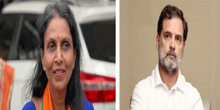 "മയക്കുമരുന്ന് ഉള്ളിൽ ചെല്ലുമ്പോഴുള്ള വെപ്രാളമാണ്, ആ താണ്ഡവമാണ് ഡൽഹിയിൽ നടത്തിക്കൊണ്ടിരിക്കുന്നത്";രാഹുൽ ഗാന്ധിക്കെതിരായ അധിക്ഷേപ പരാമർശം; ശ്രീലേഖക്കെതിരെ കേസെടുത്ത് പോലീസ്