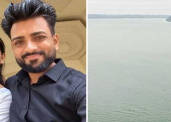 പ്രണയിച്ച് വിവാഹിതരായത് ഏതാനും മാസങ്ങൾക്കു മുൻപ്, നവദമ്പതികളുടെ മൃതദേഹങ്ങൾ താപി നദിയിൽ, കാലുകൾ ഇരുമ്പുചങ്ങലകൊണ്ട് ബന്ധിച്ച നിലയിൽ- ആത്മഹത്യയാണോ, കൊലപാതകമാണോയെന്ന് തിരിച്ചറിയാനായില്ല- പോലീസ്