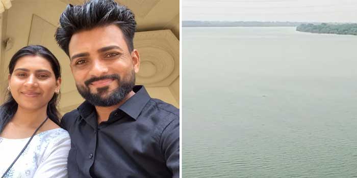 പ്രണയിച്ച് വിവാഹിതരായത് ഏതാനും മാസങ്ങൾക്കു മുൻപ്, നവദമ്പതികളുടെ മൃതദേഹങ്ങൾ താപി നദിയിൽ, കാലുകൾ ഇരുമ്പുചങ്ങലകൊണ്ട് ബന്ധിച്ച നിലയിൽ- ആത്മഹത്യയാണോ, കൊലപാതകമാണോയെന്ന് തിരിച്ചറിയാനായില്ല- പോലീസ്